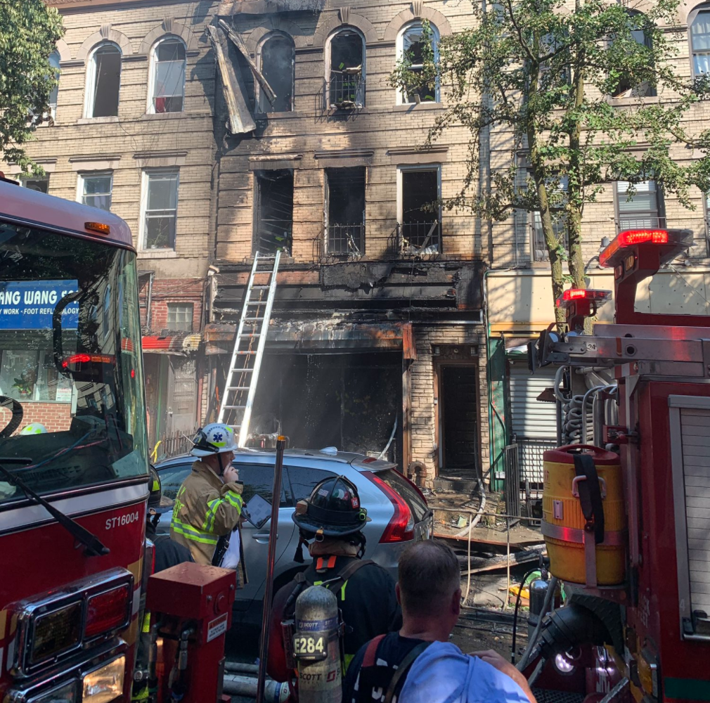 Two Firefighters Among 11 Injured in Brooklyn Fire